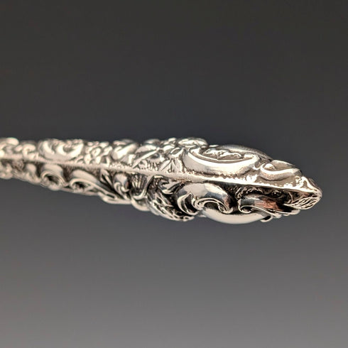 1897年 英国アンティーク 純銀ハンドル シューホーン 靴べら James Deakin & Sons